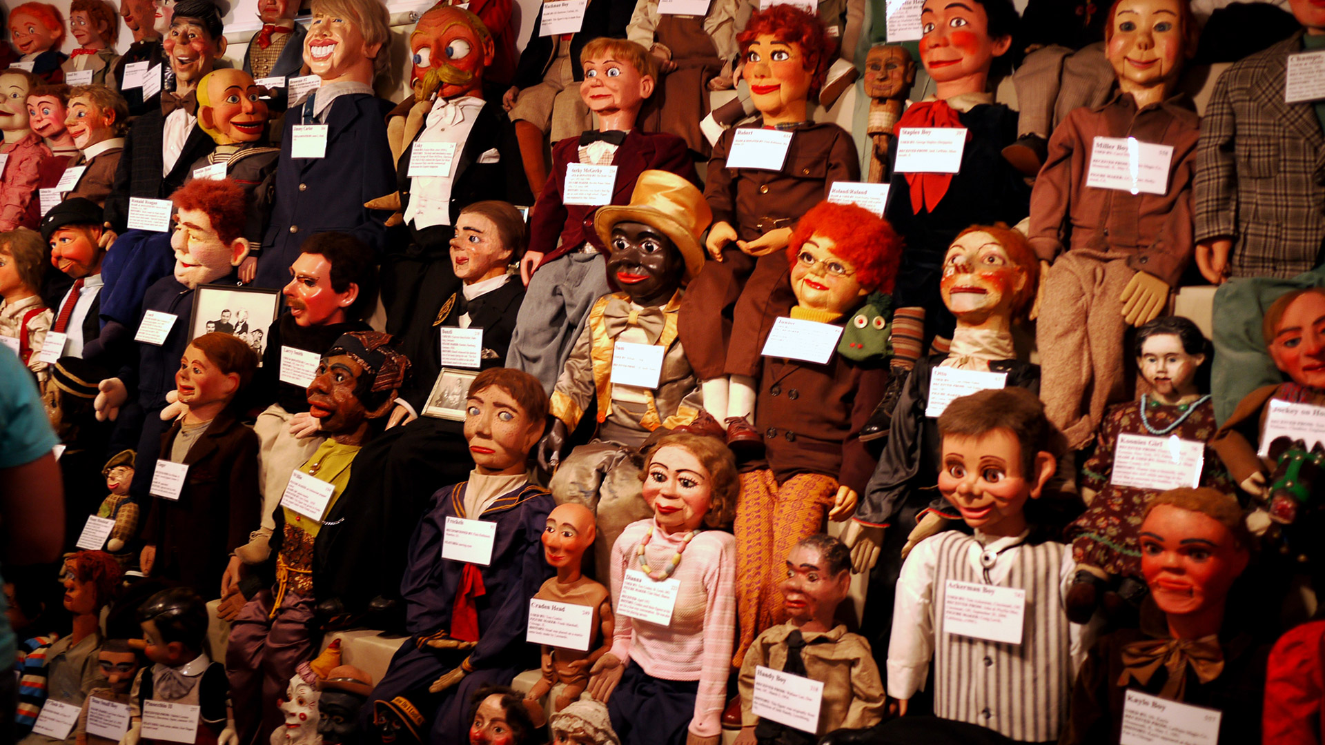 Vent Haven Ventriloquism Museum exhibition. Photo by 5chw4r7z via Flickr