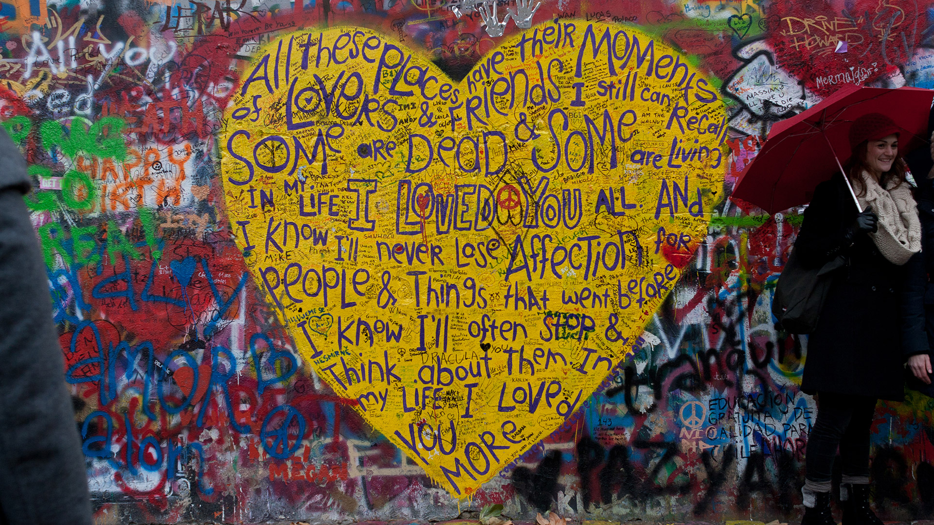 The Lennon Wall, Prague, Czech Republic