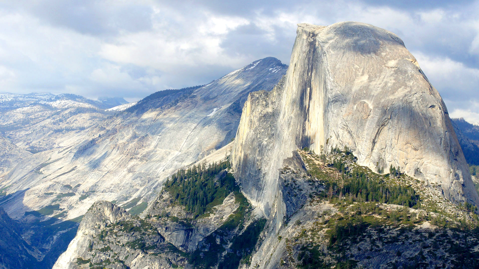 Half Dome from Glacier Point at Yosemite National Park